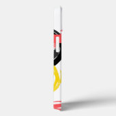 Kleurrijke, koele, moderne, trendy penseelcirkels Case-Mate iPhone case (Achterkant / Rechts)