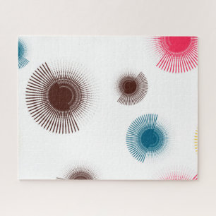 Kleurrijke, koele, trendomcirkels van stedelijke b legpuzzel