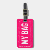 Kleurrijke koffer labels | Aangepaste bagagelabels (Voorkant verticaal)