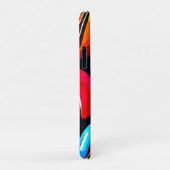 Kleurrijke Koffieboon Abstracte Kunst Case-Mate iPhone Case (Achterkant/rechts)