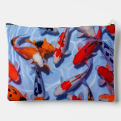 Kleurrijke Koi Accessoirezak Handtas (Achterkant)