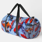 Kleurrijke Koi Design Grote Reis Duffle Bag Plunjezak (Rechterhoek)
