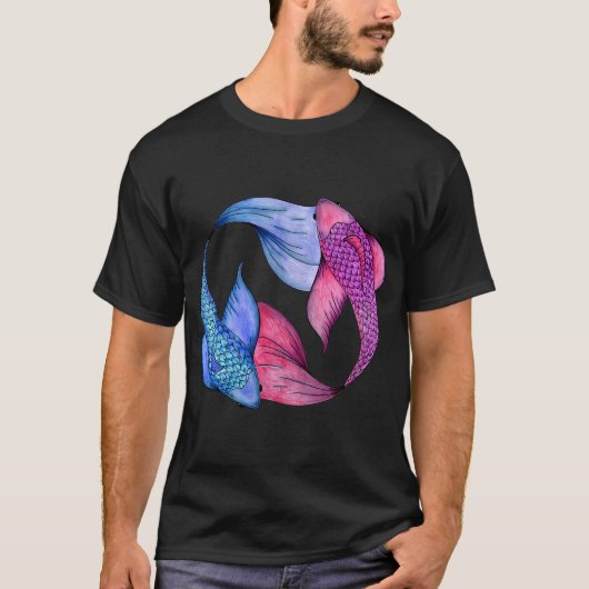 Kleurrijke Koi T-shirt (Voorkant)