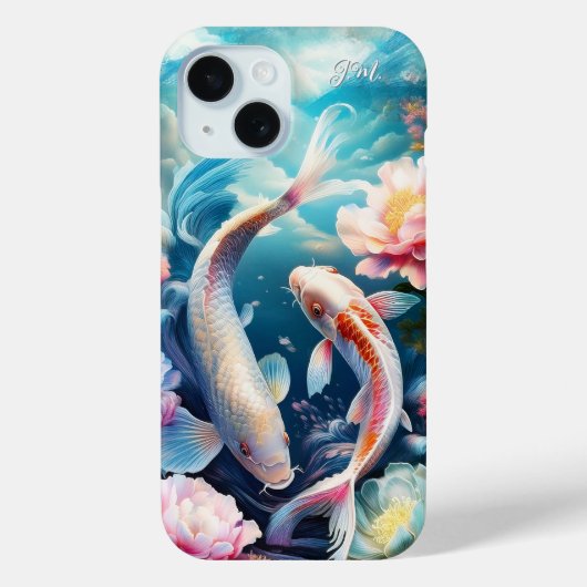 Kleurrijke Koi vis Japans Case-Mate iPhone Case (Achterkant)