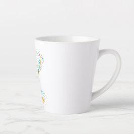 Kleurrijke Koi Vis Overvloed Koffiemok Latte Mok