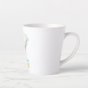 Kleurrijke Koi Vis Overvloed Koffiemok Latte Mok