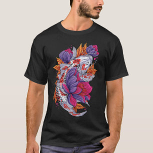 kleurrijke Koi vissen T-shirt