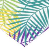 Kleurrijke kokosnoot gestileerde palmbladeren patr tafelkleed (Gekanteld)