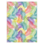 Kleurrijke kokosnoot gestileerde palmbladeren patr tafelkleed (Voorkant)