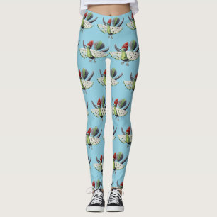 Kleurrijke Kolibrie Natuur Kunst van Ernst Haeckel Leggings