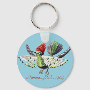 Kleurrijke Kolibrie Natuur Kunst van Ernst Haeckel Sleutelhanger