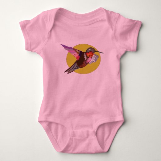 Kleurrijke Kolibrie Romper (Voorkant)