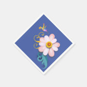 Kleurrijke Kolibrie  Servet (Hoek)