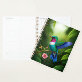 Kleurrijke Kolibrie Tussen Bladeren Planner (Display)
