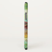 Kleurrijke kolibrie Zijderzijde Kunstschilder schi Case-Mate iPhone Case (Achterkant / rechts)