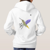 Kleurrijke Kolibries Hoodie (Achterkant)