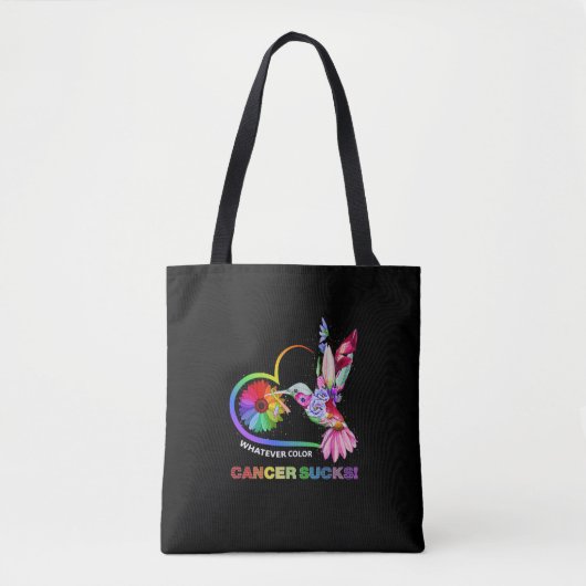 Kleurrijke kolibries Wat ooit kleur kanker zuigt Tote Bag (Voorkant)