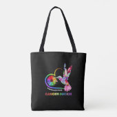Kleurrijke kolibries Wat ooit kleur kanker zuigt Tote Bag (Achterkant)