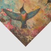 KLEURRIJKE KOLIBRI'S GEMENGDE MEDIA DECOUPAGE TISSUEPAPIER (Detail)