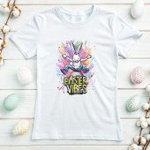Kleurrijke Konijn Graffiti Pasen Vibes T-shirt