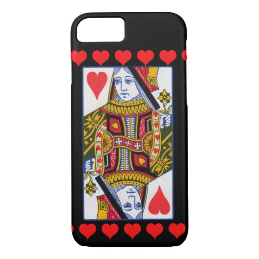  kleurrijke  koningin met hart Case-Mate iPhone case (Achterkant)
