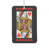 kleurrijke koningin met hart luchtverfrisser (Voorkant)