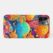 Kleurrijke koraalrif artwork Case-Mate iPhone case (Achterkant (horizontaal))