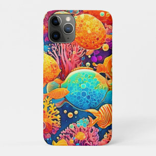 Kleurrijke koraalrif artwork Case-Mate iPhone case