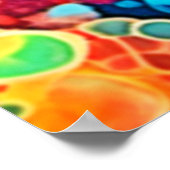 Kleurrijke koraalrif artwork poster (Hoek)