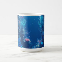 Kleurrijke Koraalrif Onderwater Scene Coffee Mok