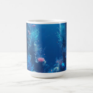 Kleurrijke Koraalrif Onderwater Scene Coffee Mok