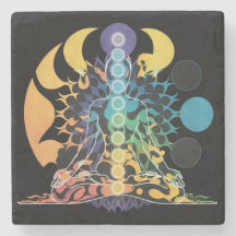 Kleurrijke Kosmische Chakra Meditatie Spirituele E