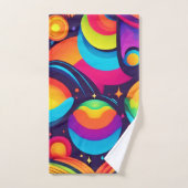 Kleurrijke Kosmische Kaleidoscoop Bad Handdoek (Handdoek)