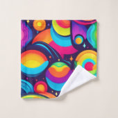 Kleurrijke Kosmische Kaleidoscoop Bad Handdoek (Wasdoekje)
