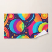 Kleurrijke Kosmische Kaleidoscoop Bad Handdoek (Handdoek)