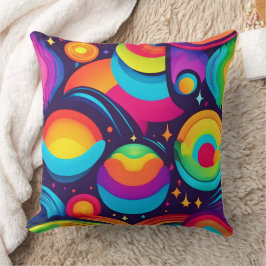Kleurrijke Kosmische Kaleidoscoop Kussen