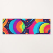 Kleurrijke Kosmische Kaleidoscoop Yogamat (Voorkant (horizontaal))
