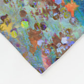 Kleurrijke Kosmische Marmeren Art Fleece Deken (Hoek)