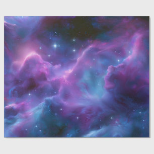 Kleurrijke Kosmische Nevel Cadeaupapier