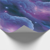 Kleurrijke Kosmische Nevel Cadeaupapier (Hoek)