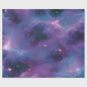 Kleurrijke Kosmische Nevel Cadeaupapier