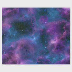 Kleurrijke Kosmische Nevel Cadeaupapier