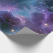 Kleurrijke Kosmische Nevel Cadeaupapier (Hoek)