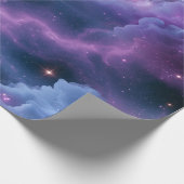 Kleurrijke Kosmische Nevel Cadeaupapier (Hoek)