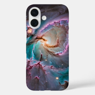 Kleurrijke Kosmische Nevel Explosie iPhone 16 Hoesje