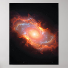 Kleurrijke kosmische nevel poster