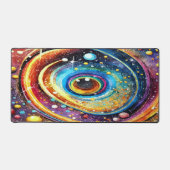 KLEURRIJKE KOSMISCHE WATERVERF BUITENRUIMTE ONTWER BUREAUMAT (Voorkant)