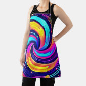 kleurrijke kosmische werveling schort (Insitu)