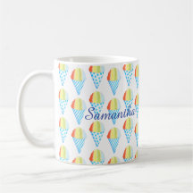 Kleurrijke koude kegel dessert