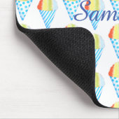 Kleurrijke koude kegel dessert muismat (Hoek)